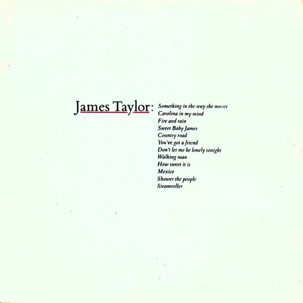 Carolina In My Mind (1976 Version) — James Taylor